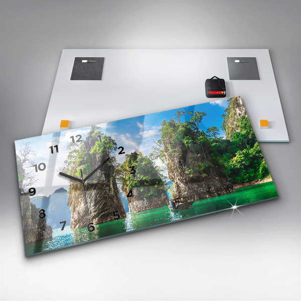 Orologi orizzontali Lago alberi natura