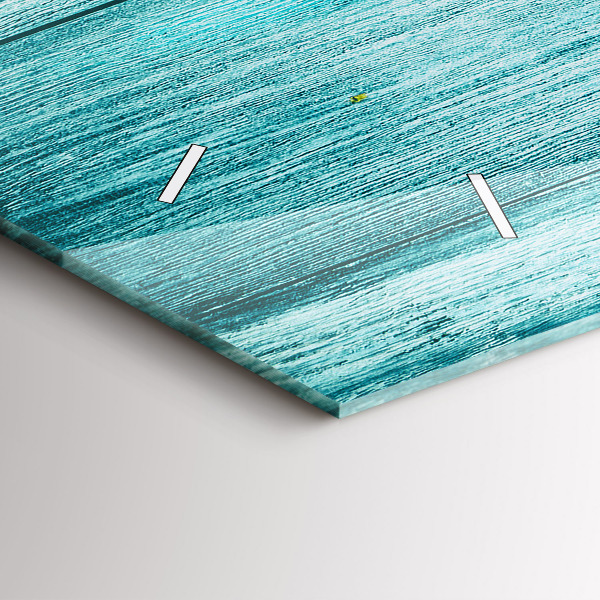 Orologi orizzontali Legno vecchio blu