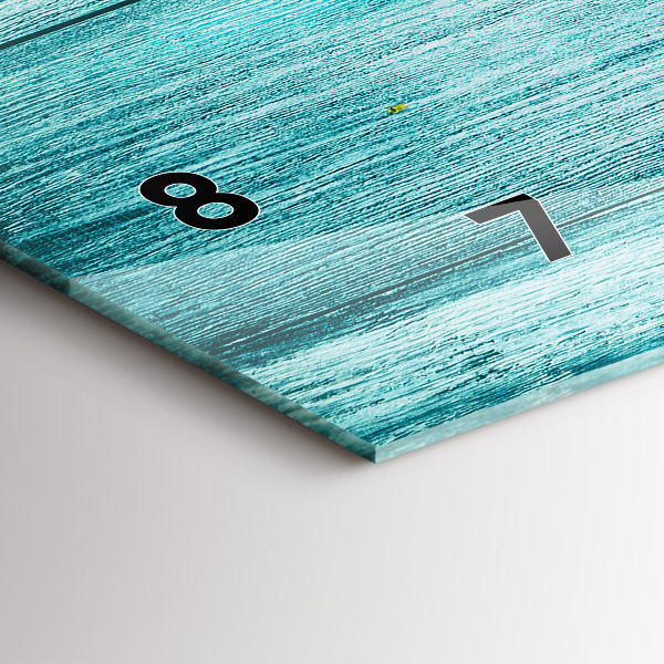 Orologi orizzontali Legno vecchio blu