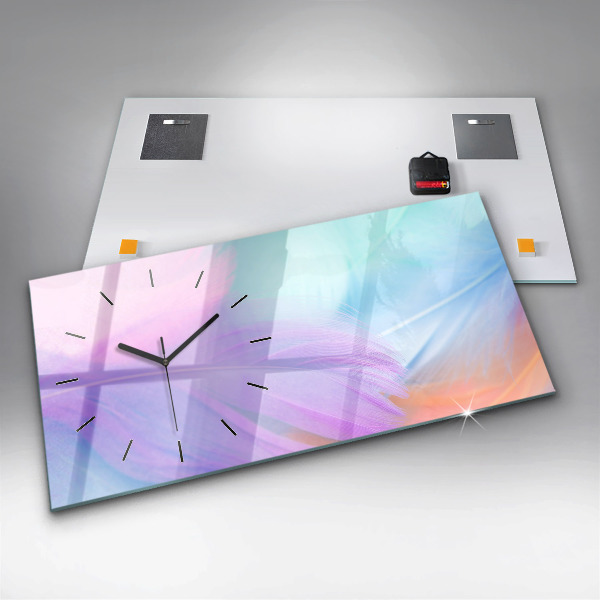 Orologi orizzontali Piume colorate