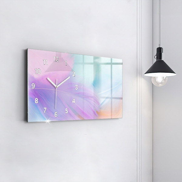 Orologi orizzontali Piume colorate