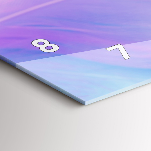 Orologi orizzontali Piume colorate