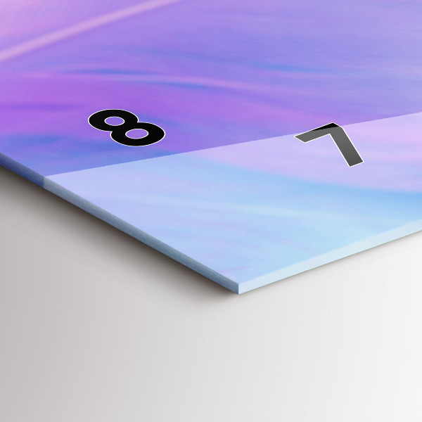 Orologi orizzontali Piume colorate