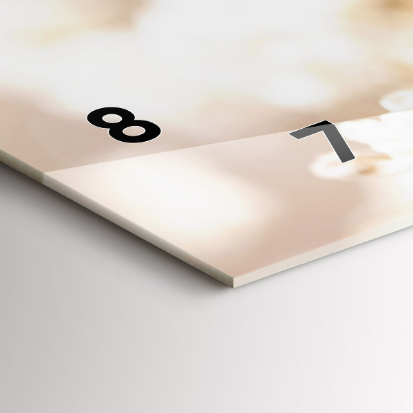 Orologi orizzontali Piccoli fiori bianchi