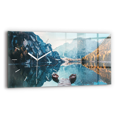 Orologi orizzontali Barche sul lago