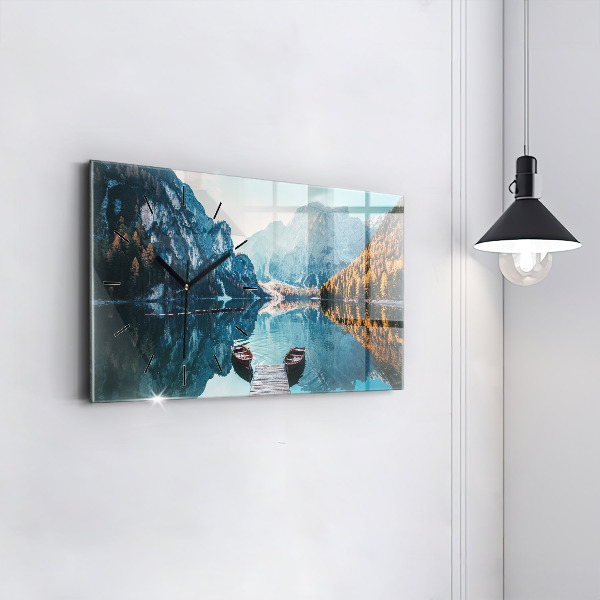 Orologi orizzontali Barche sul lago