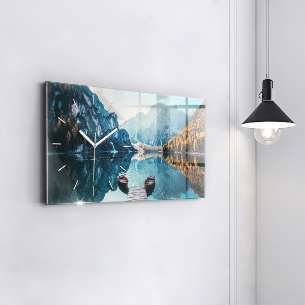 Orologi orizzontali Barche sul lago