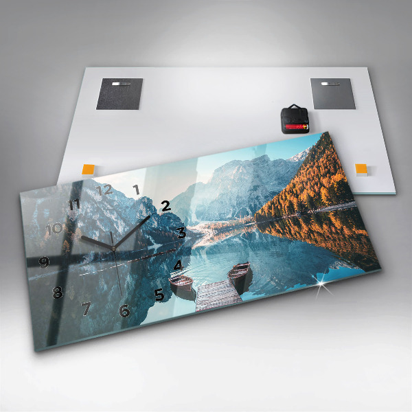 Orologi orizzontali Barche sul lago