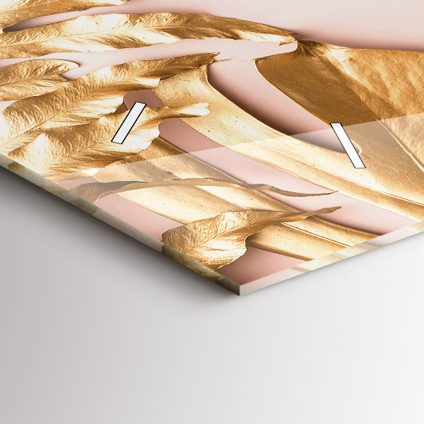 Orologi orizzontali Foglie tropicali dorate