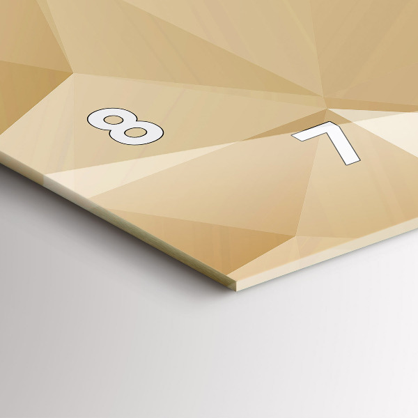 Orologi orizzontali Triangoli astratti