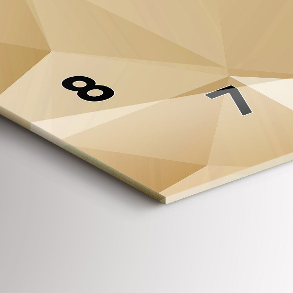 Orologi orizzontali Triangoli astratti