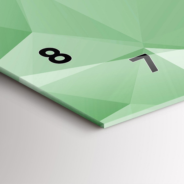 Orologi orizzontali Triangoli astratti