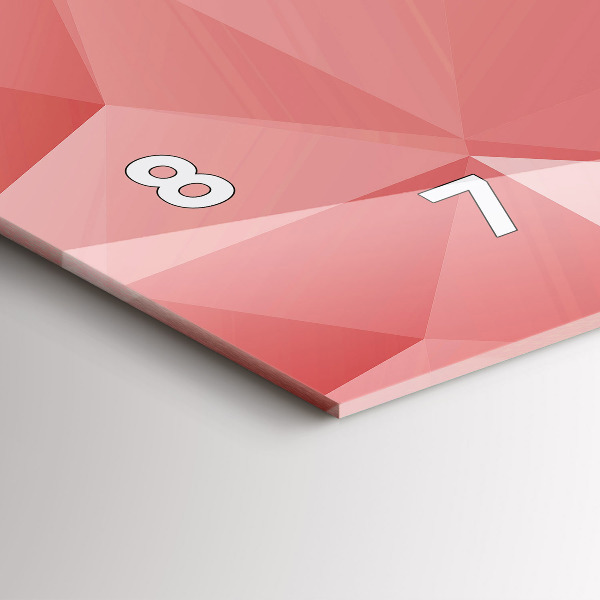 Orologi orizzontali Triangoli astratti