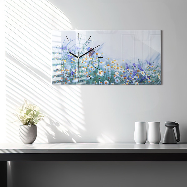 Orologi orizzontali Farfalla nel prato