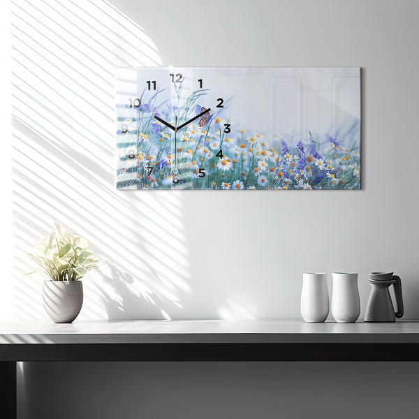 Orologi orizzontali Farfalla nel prato