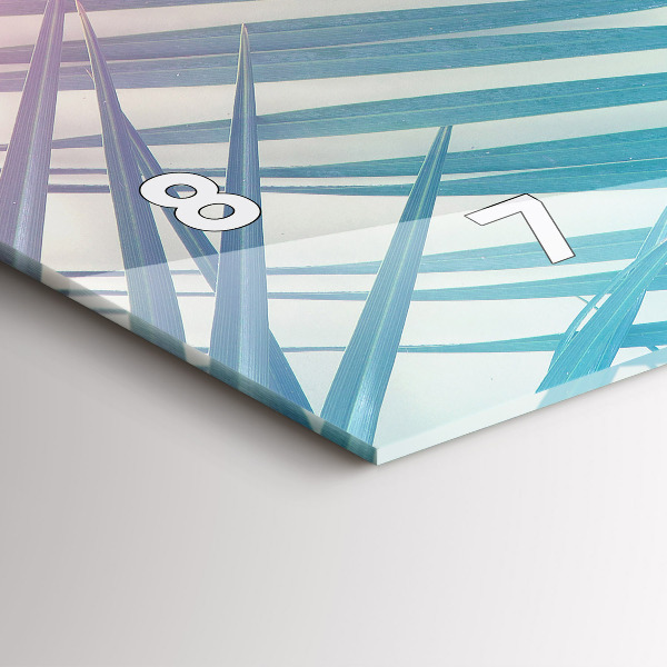 Orologi orizzontali Palma tropicale