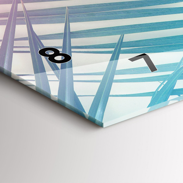 Orologi orizzontali Palma tropicale