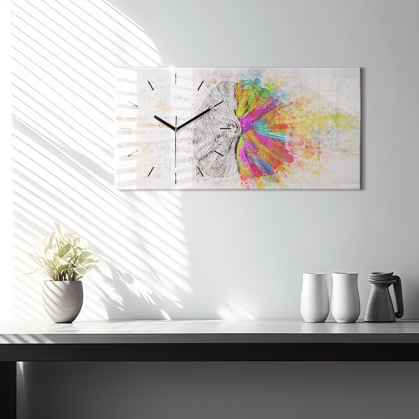 Orologi orizzontali Cervello astratto