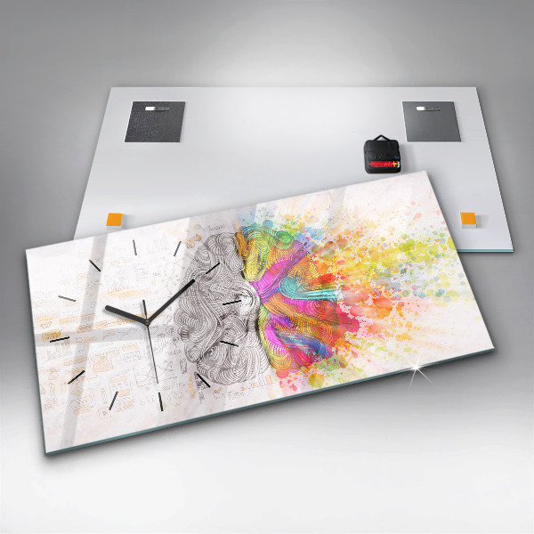Orologi orizzontali Cervello astratto
