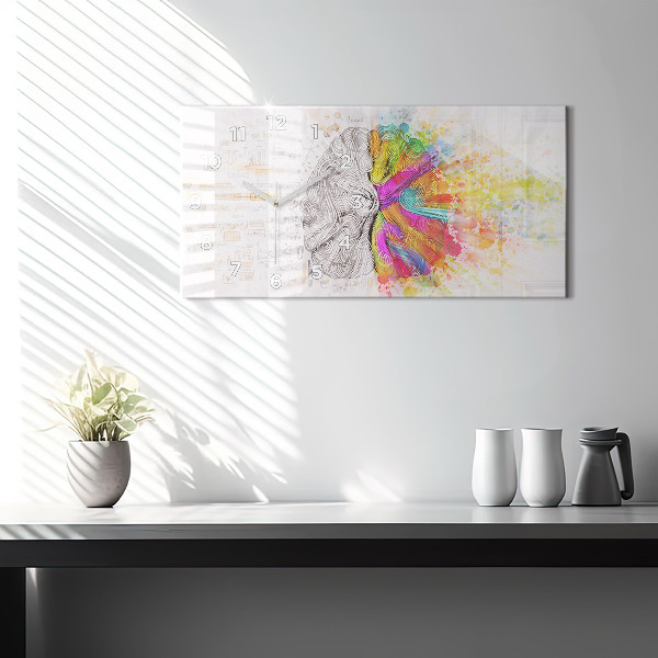 Orologi orizzontali Cervello astratto