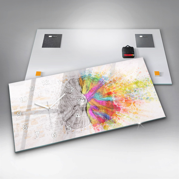 Orologi orizzontali Cervello astratto