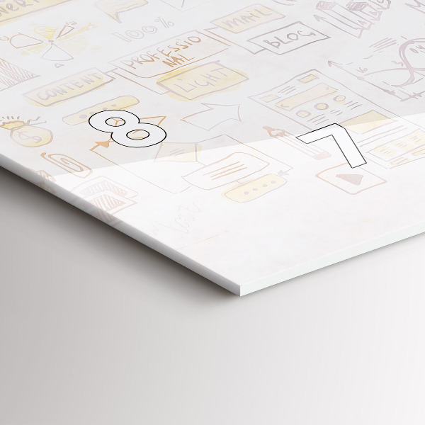 Orologi orizzontali Cervello astratto