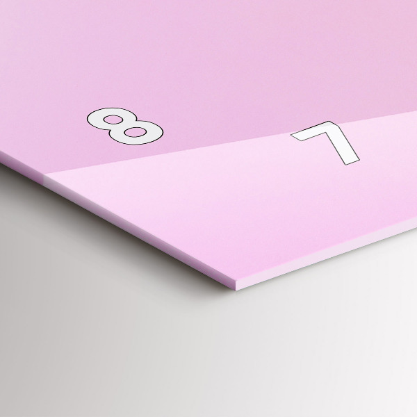 Orologio rettangolare Cuore di fiori