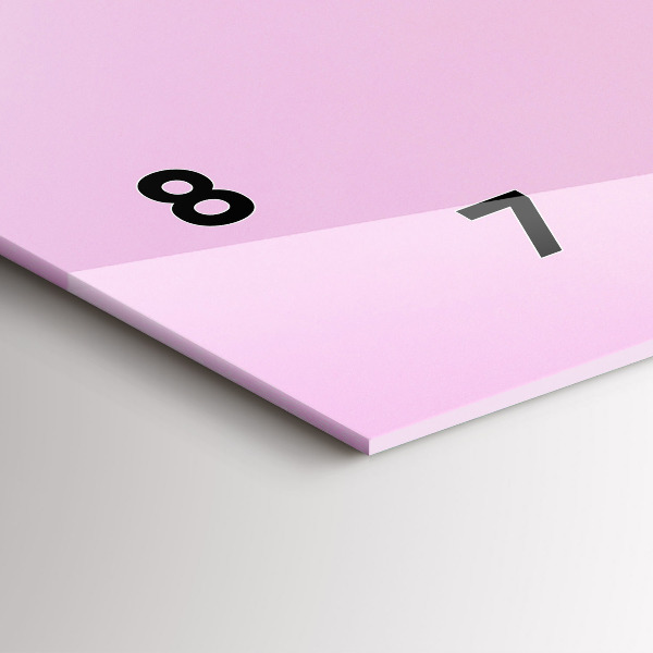 Orologio rettangolare Cuore di fiori