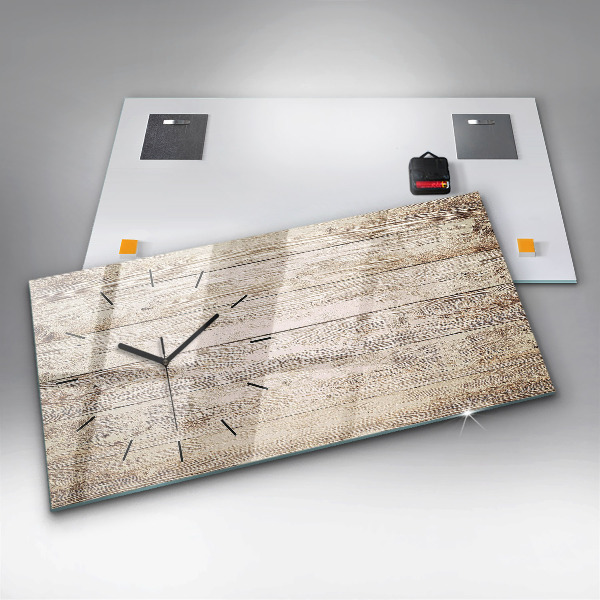 Orologio rettangolare Pannelli in legno