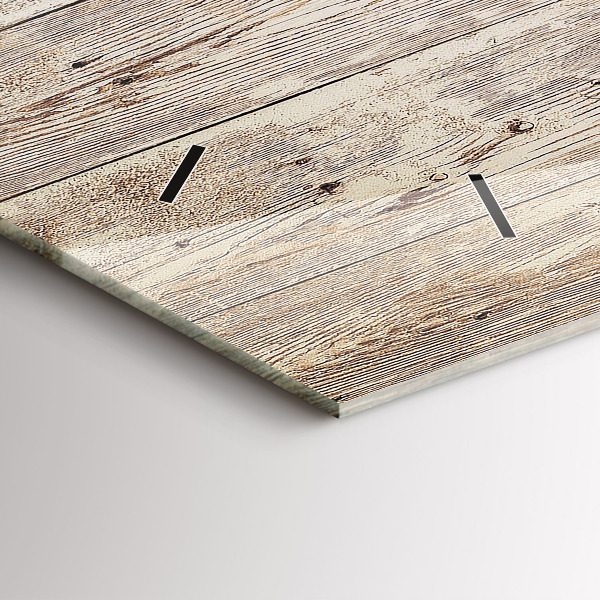 Orologio rettangolare Pannelli in legno