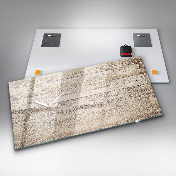 Orologio rettangolare Pannelli in legno