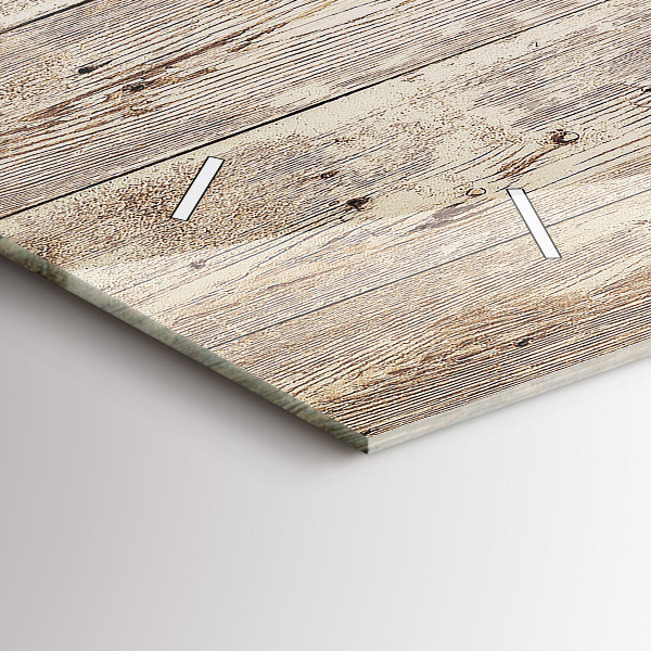 Orologio rettangolare Pannelli in legno