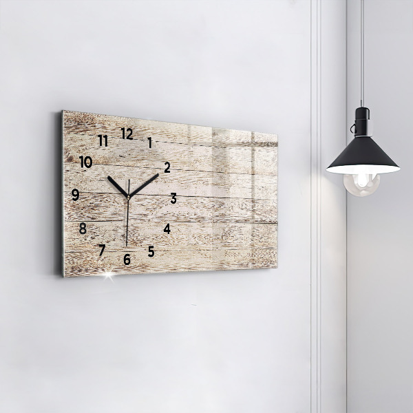 Orologio rettangolare Pannelli in legno