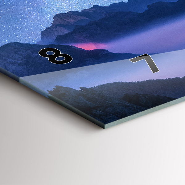 Orologio rettangolare via Lattea