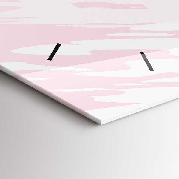 Orologio rettangolare Astrazione pastello