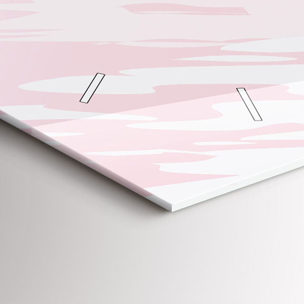 Orologio rettangolare Astrazione pastello