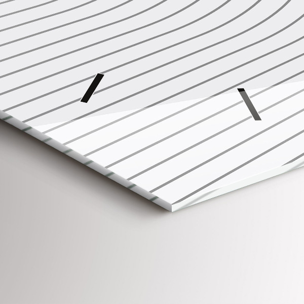 Orologio rettangolare Linee di astrazione