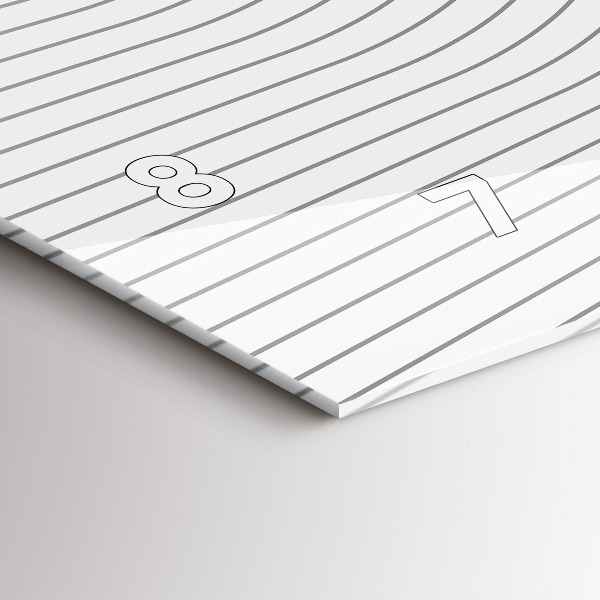 Orologio rettangolare Linee di astrazione