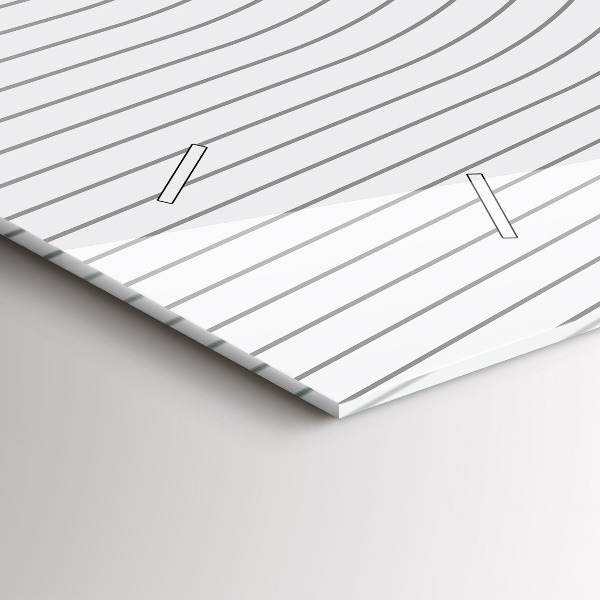 Orologio rettangolare Linee di astrazione