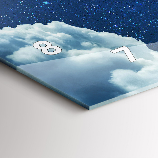 Orologio rettangolare Cielo notturno