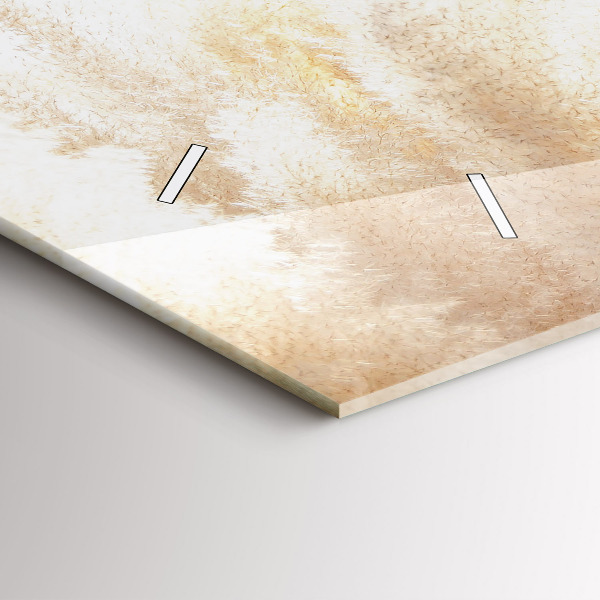 Orologio rettangolare Astrazione dei cereali