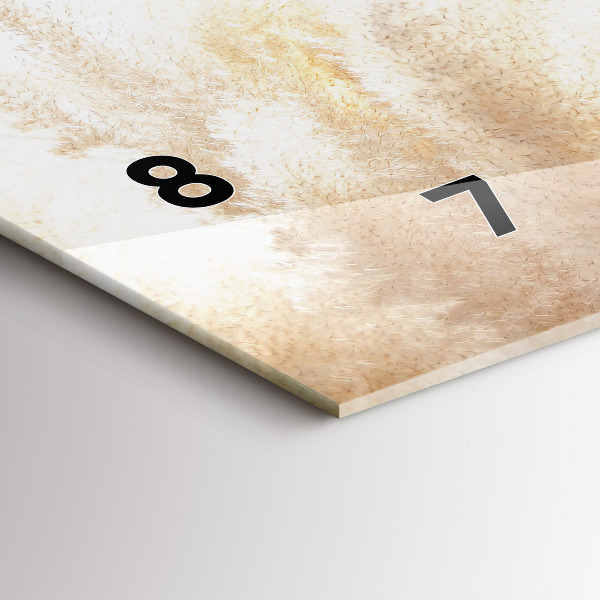 Orologio rettangolare Astrazione dei cereali