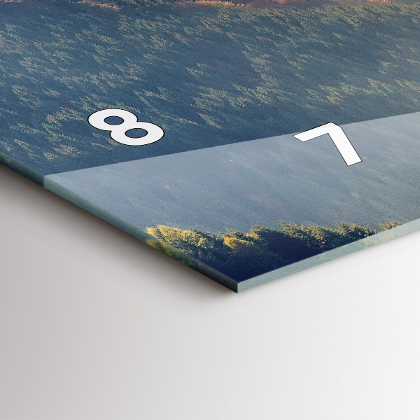 Orologio rettangolare Paesaggio montano