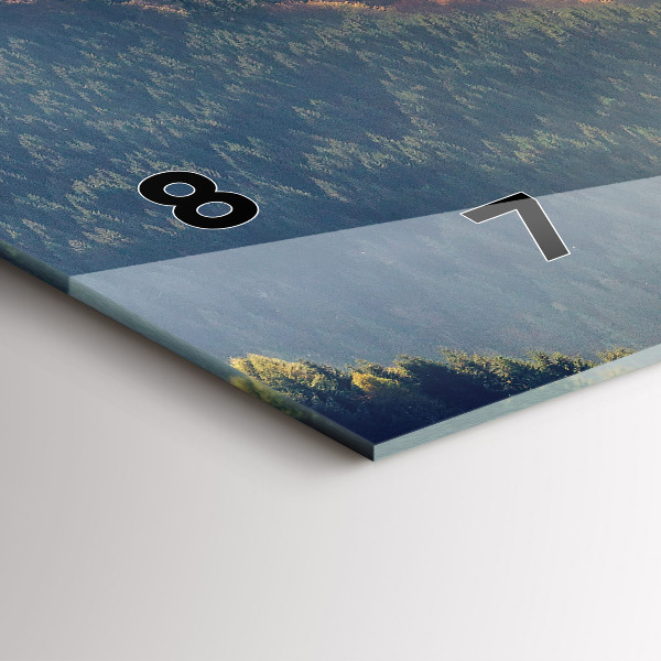 Orologio rettangolare Paesaggio montano