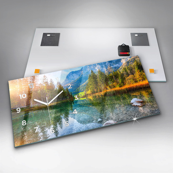 Orologio rettangolare Paesaggio delle montagne del fiume