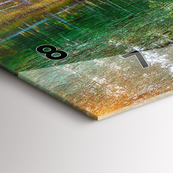 Orologio rettangolare Paesaggio delle montagne del fiume