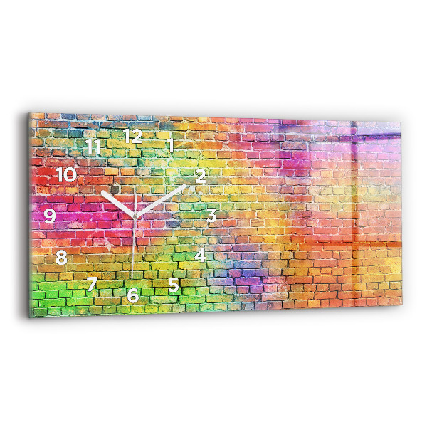 Orologio rettangolare Muro dipinto