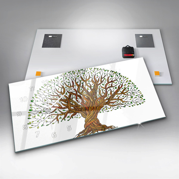 Orologio rettangolare Radici degli alberi