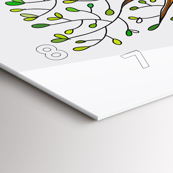 Orologio rettangolare Radici degli alberi