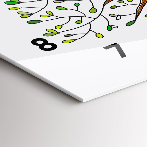 Orologio rettangolare Radici degli alberi